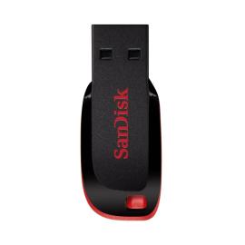 سانديسك محرك فلاش USB كروزر بلايد 32 جي بي أسود/أحمر