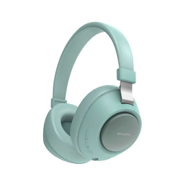 سماعة رأس لاسلكية Soundtec فوق الأذن - أخضر