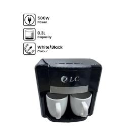 DLC ماكينة صنع القهوة 0.3 لتر 500 وات DLC-CM7312 أسود / أبيض