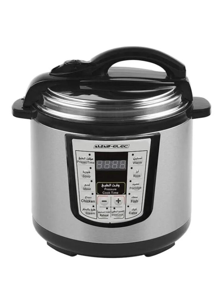 السيف جهاز طهي الأرز الكهربائي سعة 10 لتر E04103 أسود فضي