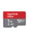 سانديسك بطاقة ذاكرة مايكرو SD ألترا مايكرو SDXC بسرعة 120 ميجابايت/ الثانية 1T00غيغابايت أحمر/رمادي