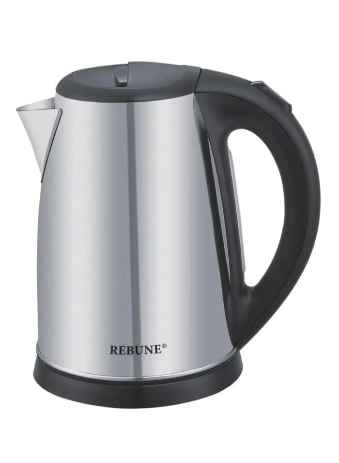 1627227586_RE-1-087 ريبون غلاية كهربائية بقدرة 1850-2200 وات 2 لتر RE-1-087 فضي - الصورة 1