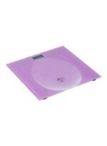 ⁦اولسن مارك ميزان رقمي للوزن بنفسجي / أبيض 33x3x33 سم OMBS1787⁩ - الصورة ⁦3⁩