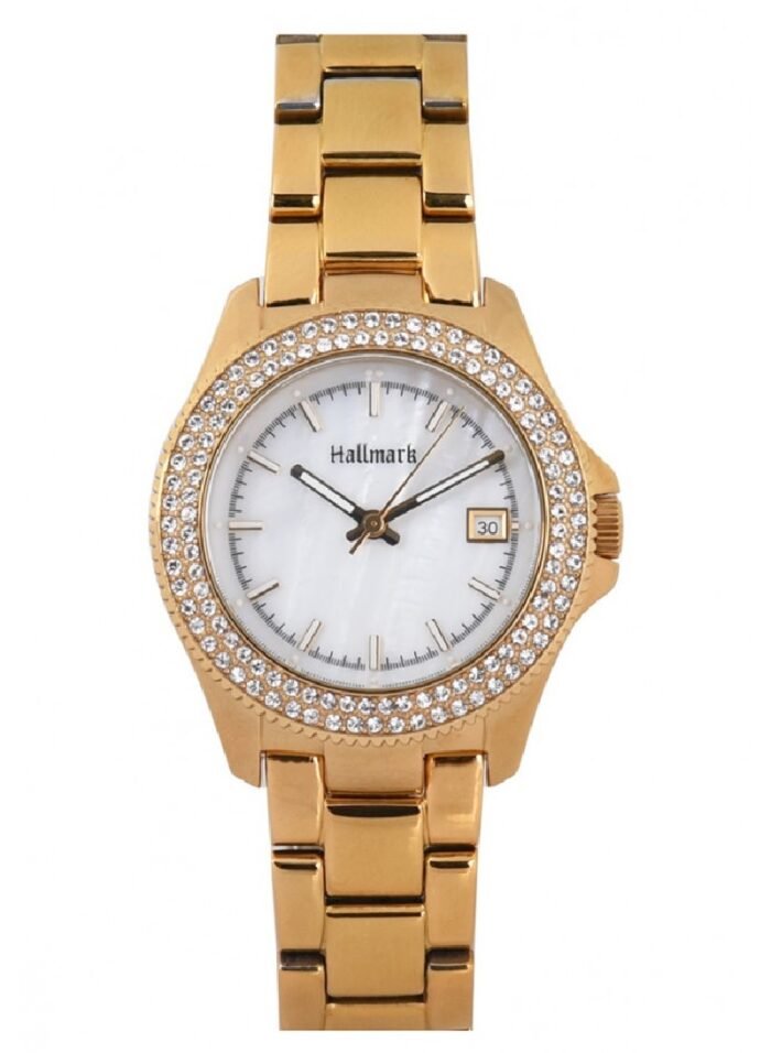 1632228095_HL-1150_3 هول مارك ساعة يد بعقارب بسوار من الإستانلس ستيل للنساء طراز HL-1150 للنساء - الصورة 1