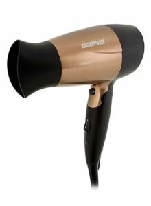 جيباس مجفف الشعر كهربائي صغير ذهبي/ أسود GH8642