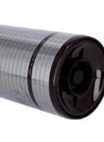 ⁦كريبتون قارورة فولاذية مطبوعة بمقبض 1.6 لتر فضي / بني KNVF6069⁩ - الصورة ⁦3⁩