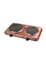 ⁦جيباس طبق تسخين كهربائي مزدوج GHP7587 بني / أسود⁩ - الصورة ⁦2⁩