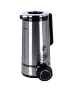 ⁦كريبتون ترمس مفرغ من الهواء بجدار داخلي مزدوج من الزجاج سعة 1.9 لتر أسود/ فضي KNVF6070⁩ - الصورة ⁦2⁩