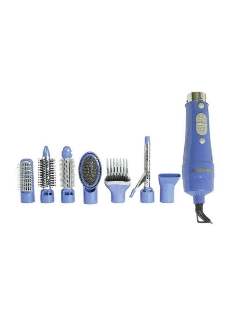 مصفف الشعر 8في1 جيباس GH731 أزرق