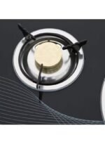 جيباس 3 - موقد من الزجاج المقوى بموقد GK6880 فضي / أسود - الصورة 3