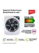 ⁦مروحة طاولة 12بوصة امبكس BF 7512⁩ - الصورة ⁦3⁩