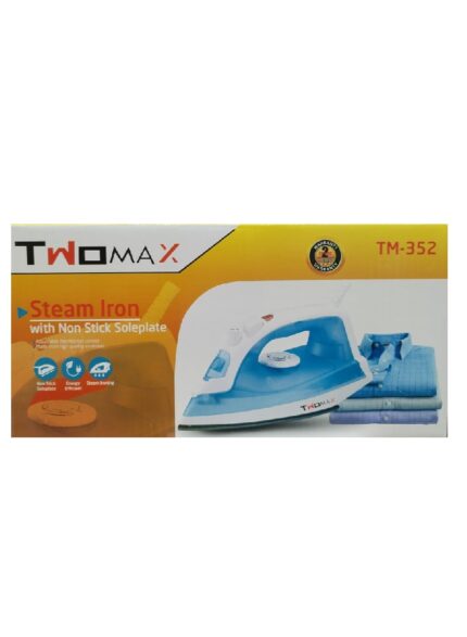 توماكس مكواة جافة أوتوماتيكية TM-352 ازرق/ابيض