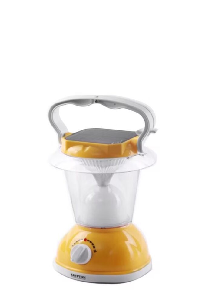 1678983809_5050 مصباح LED للطوارئ قابل للشحن مزود بخاصية خفت الإضاءة أبيض/ أصفر KNE5050 - الصورة 1