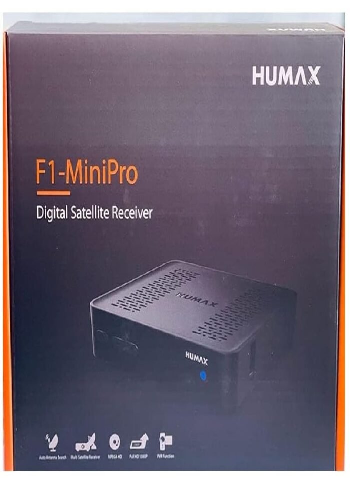 ⁦ريسيفر استقبال أقمار صناعية هيوماكس F1 MINI Pro⁩ - الصورة ⁦3⁩