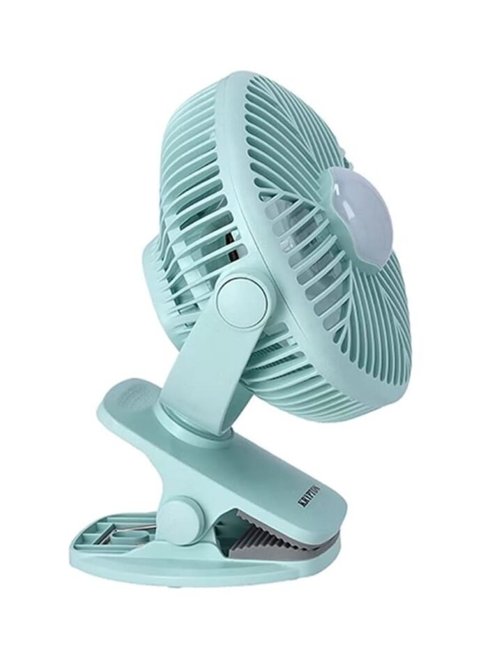 ⁦مروحة صغيرة قابلة للشحن ومصباح LED كريبتون KNF5405⁩ - الصورة ⁦3⁩