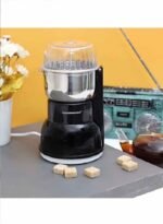 اولسن مارك مطحنة القهوة بقدرة 200 وات 100 غم أسود/ فضي/ شفاف OMCG2423 - الصورة 3