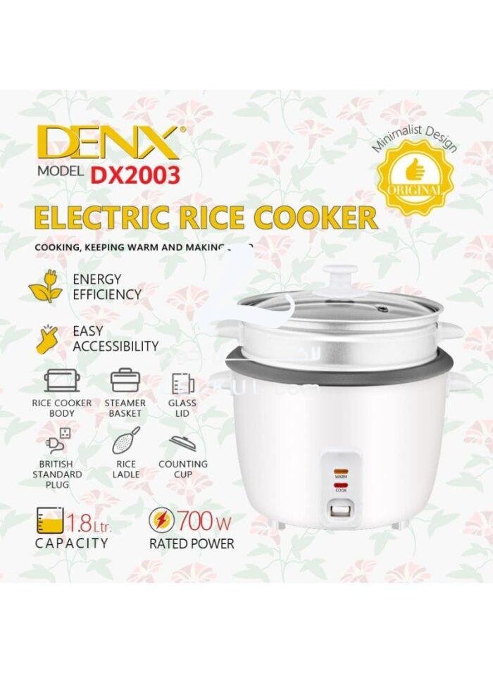 ⁦دينكس جهاز طهي الارز الكهربائي DX2003⁩ - الصورة ⁦3⁩