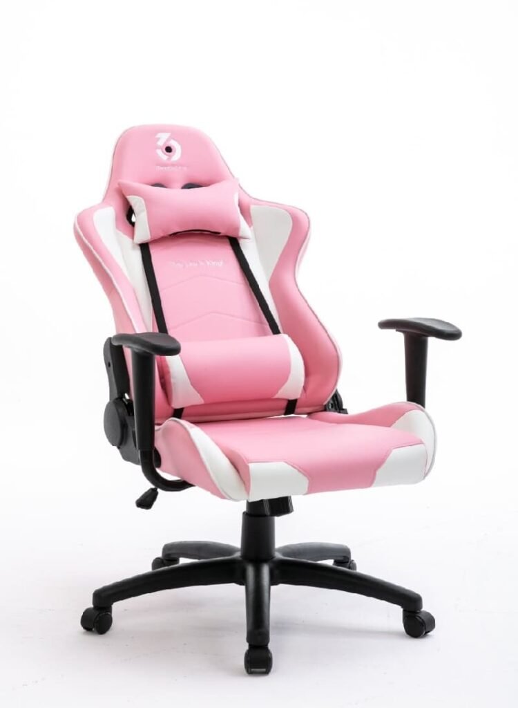 كرسي قيمنق العاب قابل للتعديل وردي