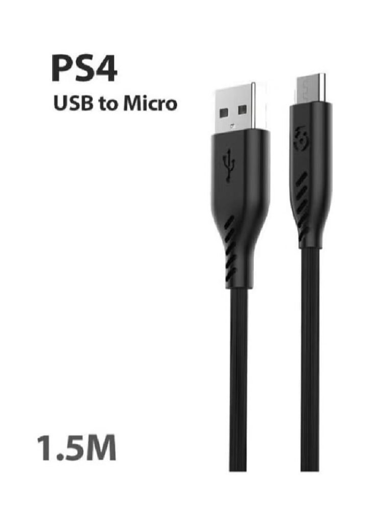 كابل يو اس بي مايكرو لبلايستيشن 4بطول 1.5متر