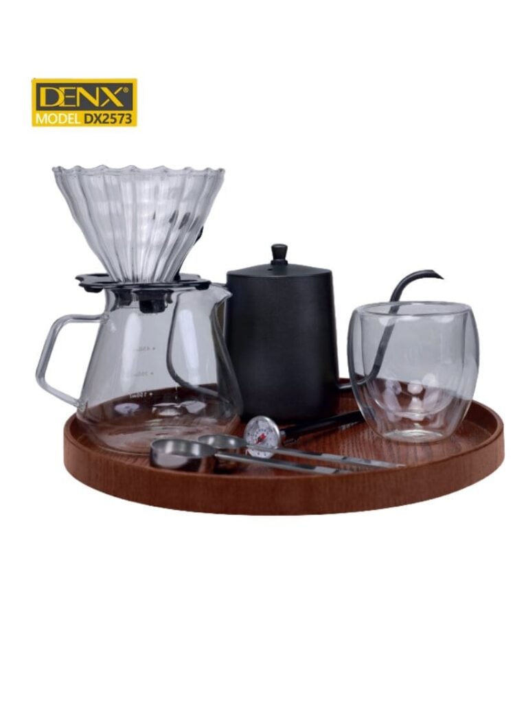 دينكس شنطة القهوة المقطرة 12قطعة لون أسود DX2573