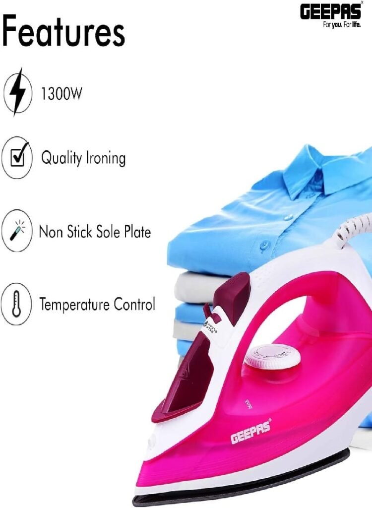 جيباس مكواة بخار 1300واط GSI7808