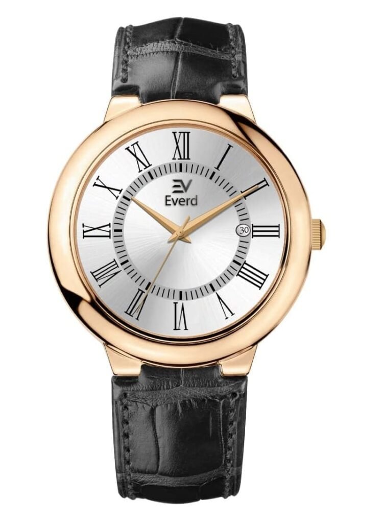 ساعة رجالي جلد من ايفرد EV0009