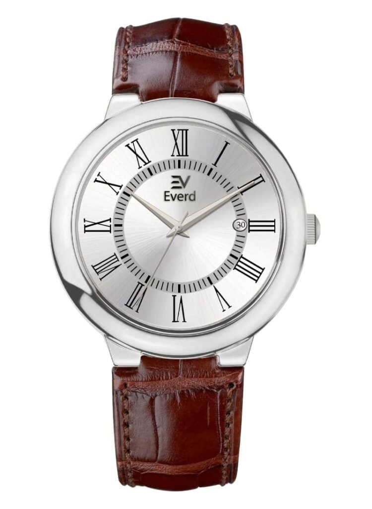 ساعة رجالي جلد