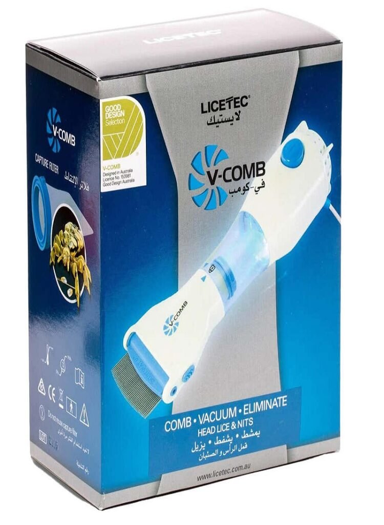 مشط كهربائي للتخلص من القمل V-comb