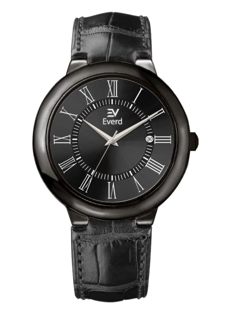 ساعة رجالي جلد