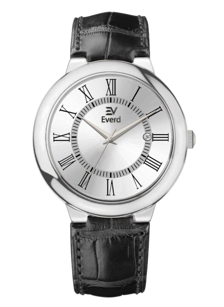 ساعة رجالي فضية