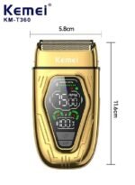 ⁦ماكينة تنعيم بشاشة ديجتال كيمي KM-T360⁩ - الصورة ⁦2⁩