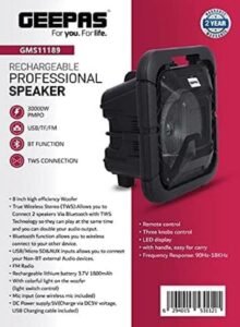 مكبر صوت احترافي جيباس GMS11189