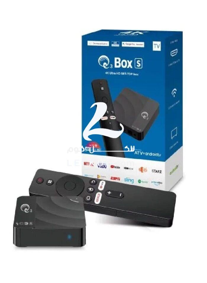 ⁦جهاز ذكي للتلفزيون Q3 Box S فائق الدقة 4K⁩ - الصورة ⁦2⁩
