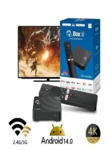 جهاز ذكي للتلفزيون Q3 Box S فائق الدقة 4K