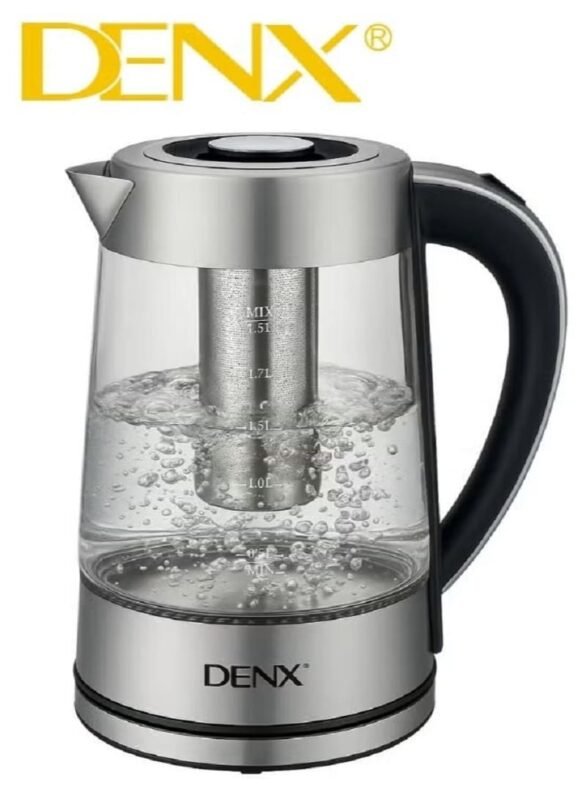 غلاية زجاج بفلتر كهربائية