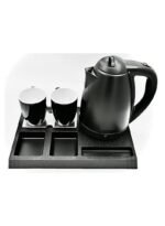 غلاية فندقي كهربائية طقم مع كوبين سيراميك وصينية ريفورا RE-11610 - الصورة 2