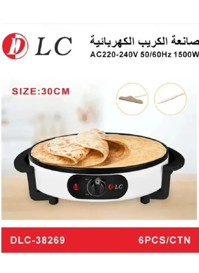 ⁦صانعة كريب كهربائي مقاس 30 سم DLC-38269⁩ - الصورة ⁦2⁩
