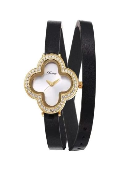 ساعة نسائي جلد