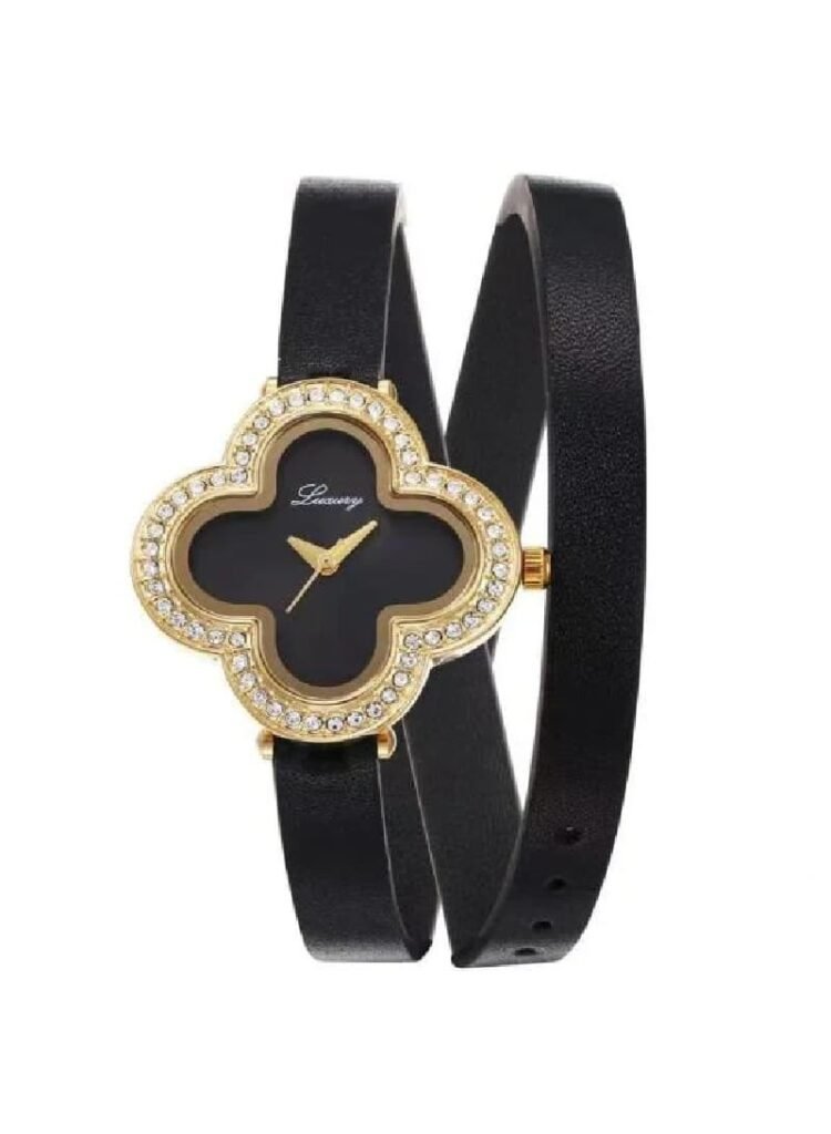 ساعة نسائي جلد