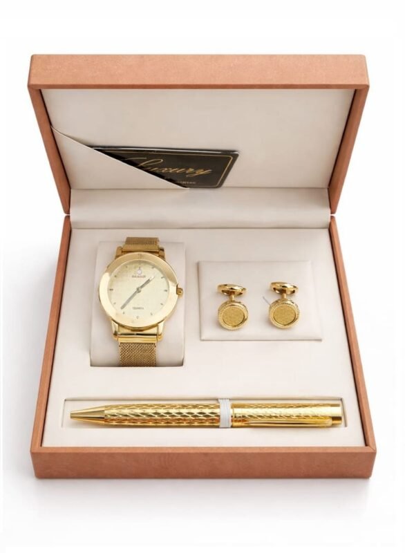 طقم ساعة رجالي ستيل