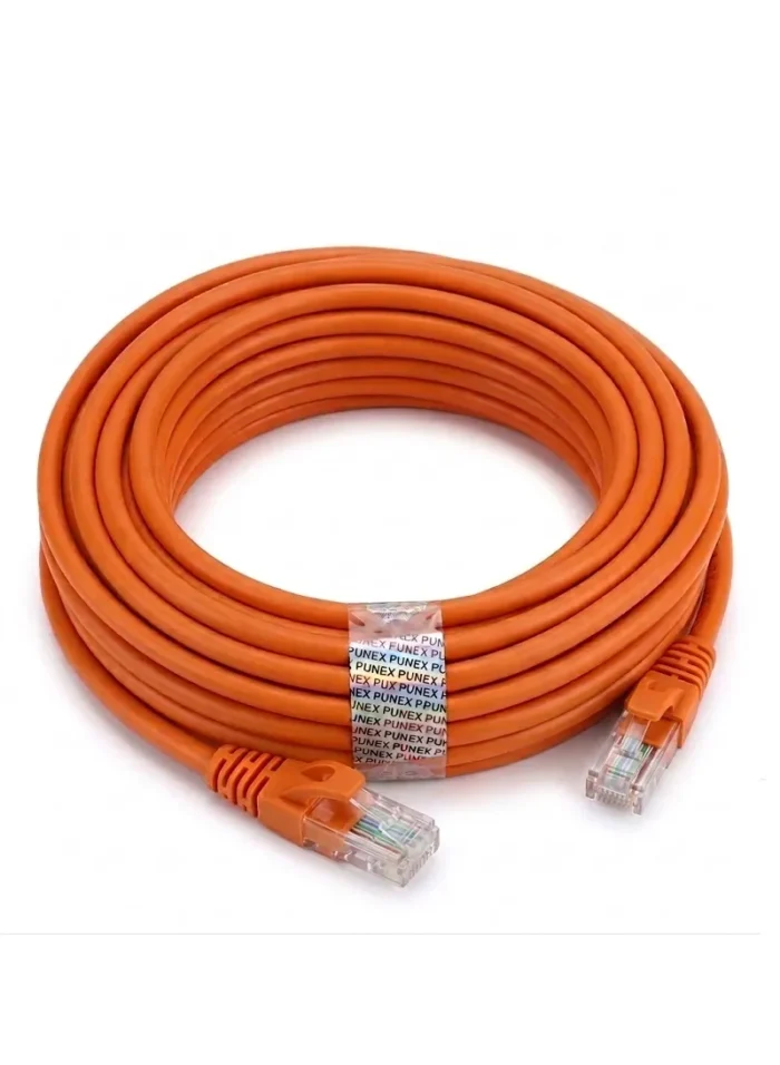 ⁦سلك كابل شبكة إنترنت CAT6 بطول 10 متر بونكس 10M⁩ - الصورة ⁦2⁩