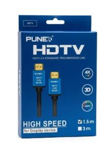 كابل عالي السرعة بدقة 4K UHD بونكس HDTV 2.0 يدعم 4K و3D