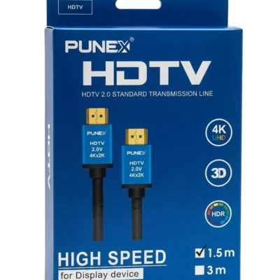 كابل عالي السرعة بدقة 4K UHD بونكس HDTV 2.0 يدعم 4K و3D