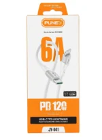 ⁦كابل شحن سريع من USB-C إلى Lightning بونكس JY-441⁩ - الصورة ⁦2⁩