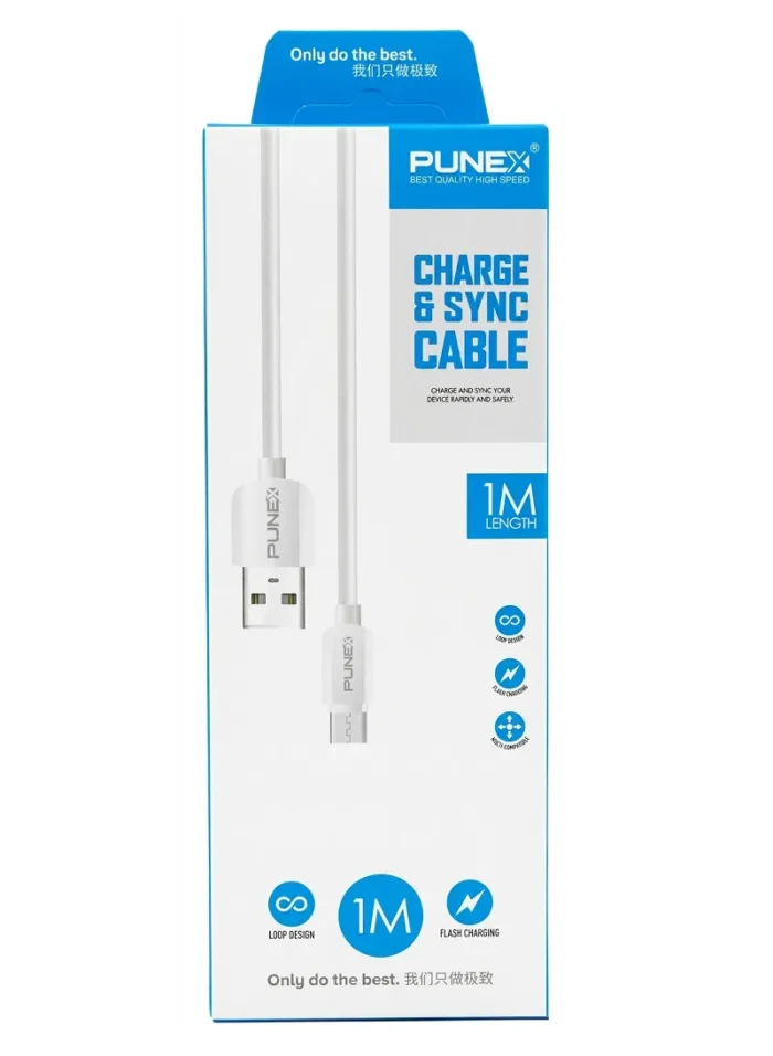 ⁦كابل شحن ونقل بيانات بونكس PU-100 TYPE-C⁩ - الصورة ⁦2⁩