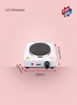 ⁦موقد كهربائي عين واحدة SF5011HPT⁩ - الصورة ⁦3⁩