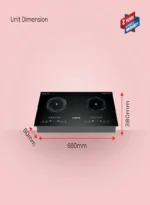 موقد كهربائي مزدوج بالأشعة تحت الحمراء SF5194IC - الصورة 3