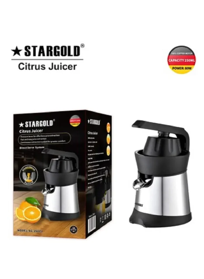 ⁦عصارة حمضيات كهربائية بذراع ضغط ستارجولد SG-260CJ⁩ - الصورة ⁦2⁩