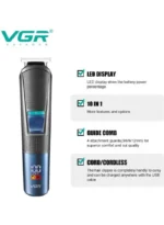 ⁦طقم حلاقة 10 في 1 الاحترافي VGR V-108⁩ - الصورة ⁦3⁩