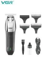 ماكينة حلاقة شعر VGR V-171 بتصميم انسيابي أسود